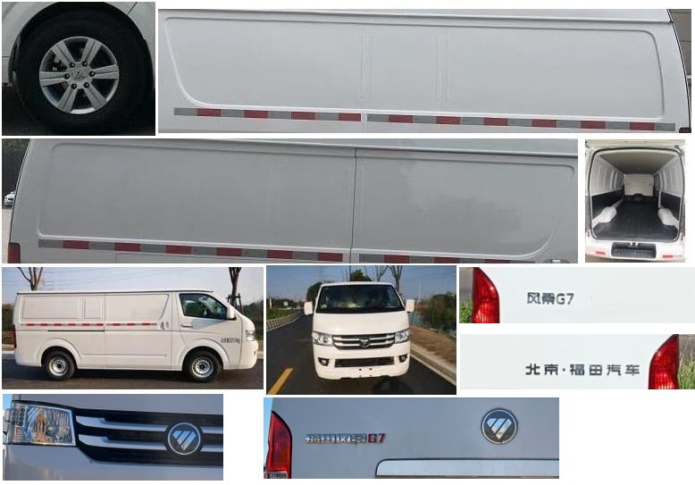 福田牌BJ5039XXY-M3廂式運輸車公告圖片