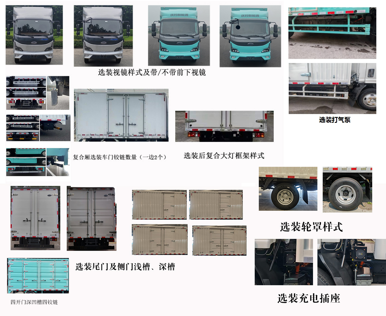 慶鈴牌(繁體)牌QL5040XXYBEVBNHA純電動廂式運輸車公告圖片