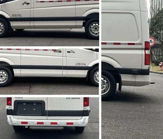 福田牌BJ5048XXY-X2廂式運(yùn)輸車公告圖片