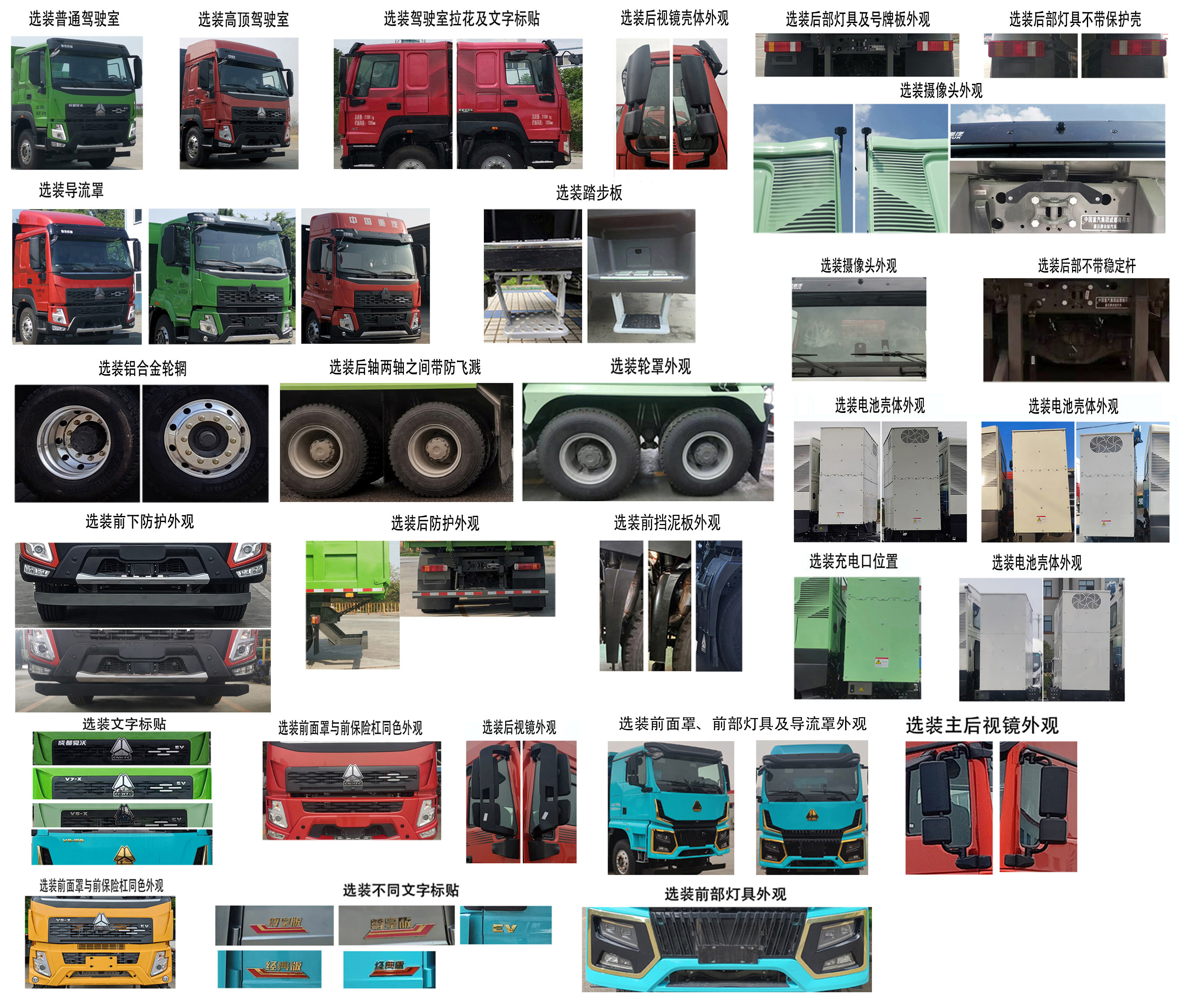 豪沃牌ZZ5312ZLJV3267Z11BEV純電動(dòng)自卸式垃圾車(chē)公告圖片