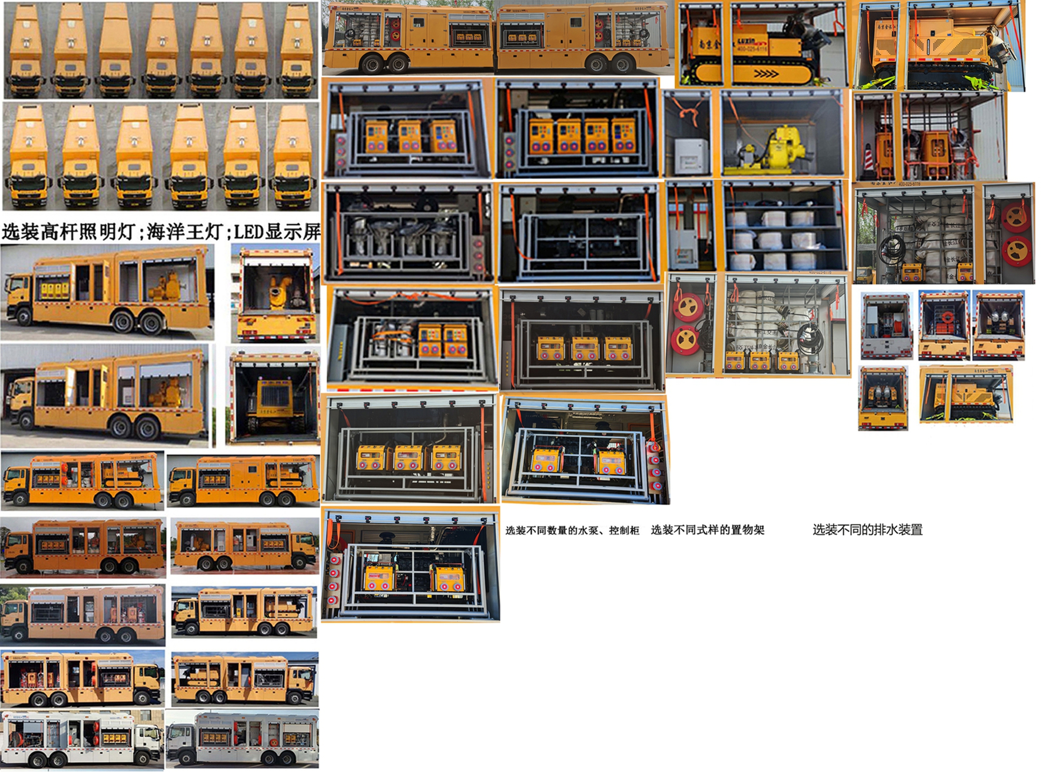 路鑫牌NJJ5251TPS6大流量排水搶險車公告圖片