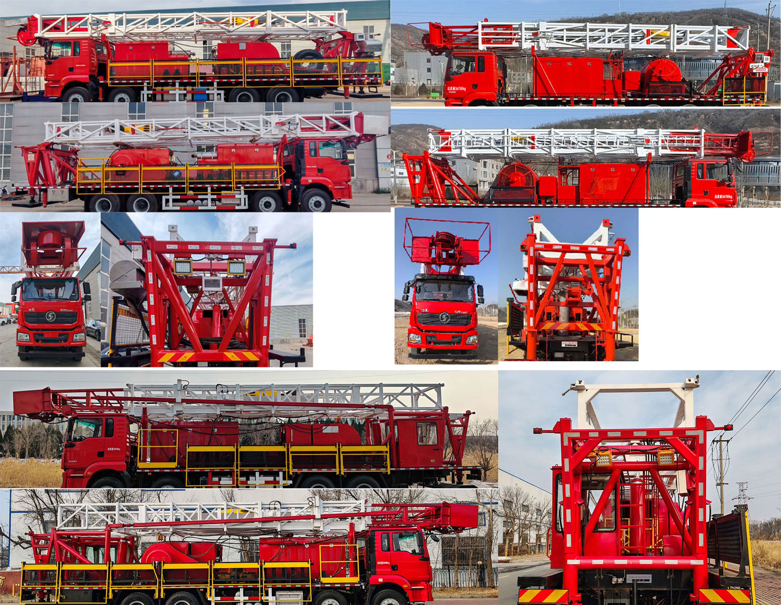 專(zhuān)致牌YZZ5372TXJSX6修井機(jī)公告圖片