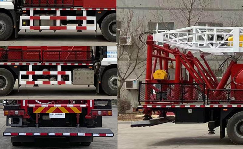 延安牌YAZ5271TXJ修井機(jī)公告圖片