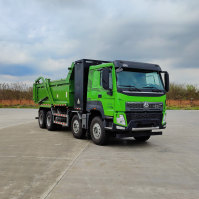 豪沃牌ZZ5314ZLJV3261Z11SEV换电式纯电动自卸式垃圾车