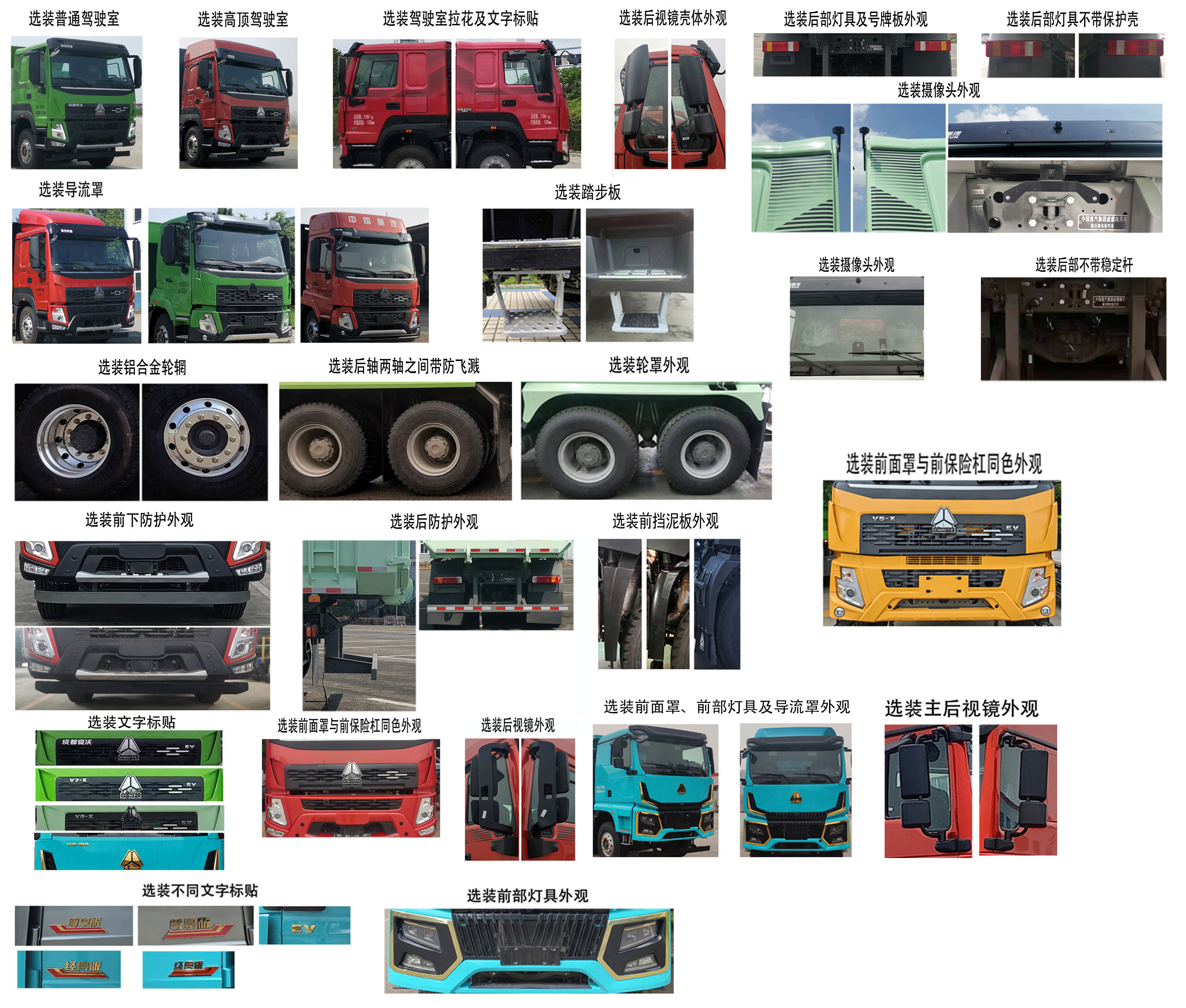 豪沃牌ZZ5314ZLJV3261Z11BEV純電動(dòng)自卸式垃圾車公告圖片