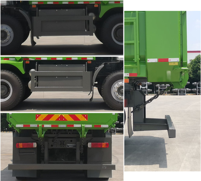 豪沃牌ZZ5314ZLJV3261Z11BEV純電動(dòng)自卸式垃圾車公告圖片