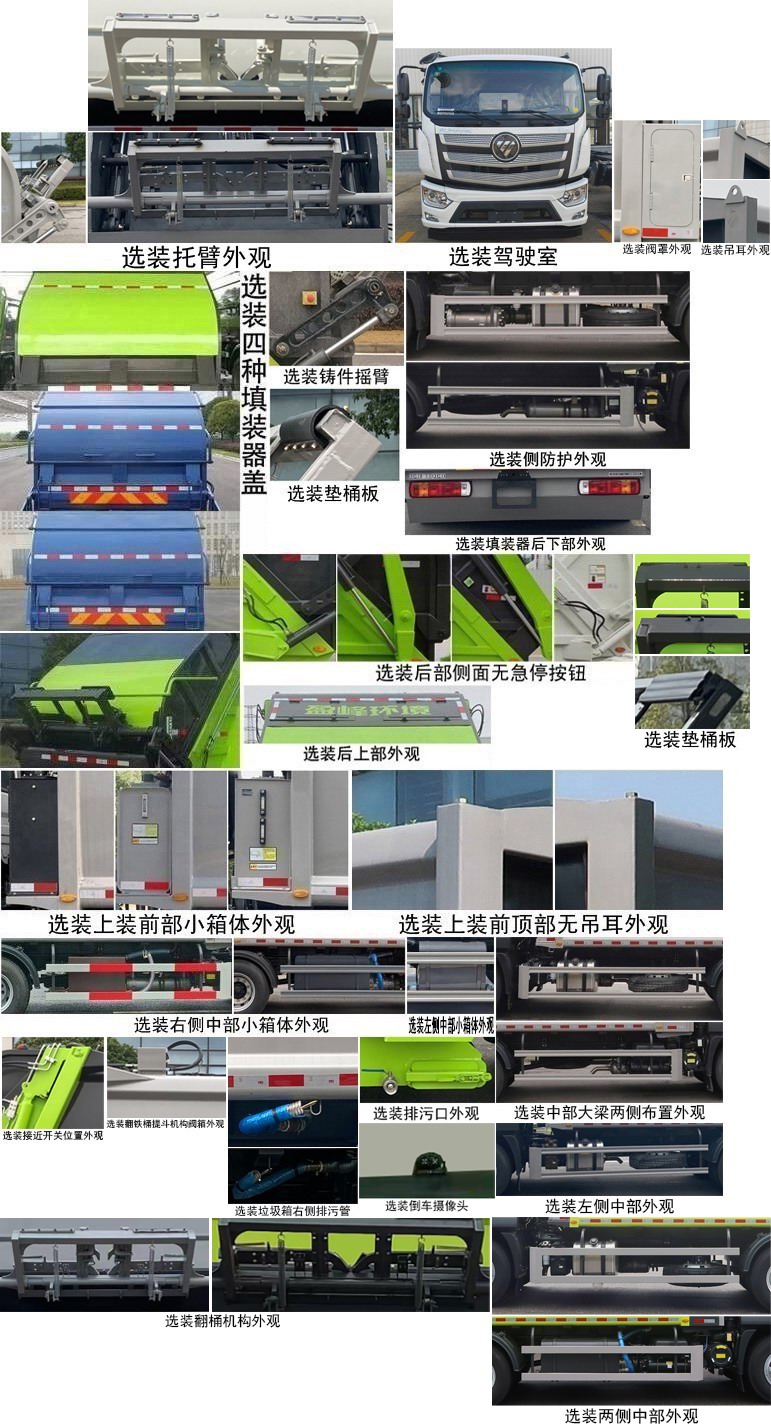 中聯(lián)牌ZBH5180ZYSBJY6壓縮式垃圾車公告圖片
