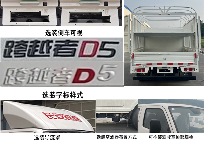 長安牌CKS5040CCYD5FS62倉柵式運輸車公告圖片