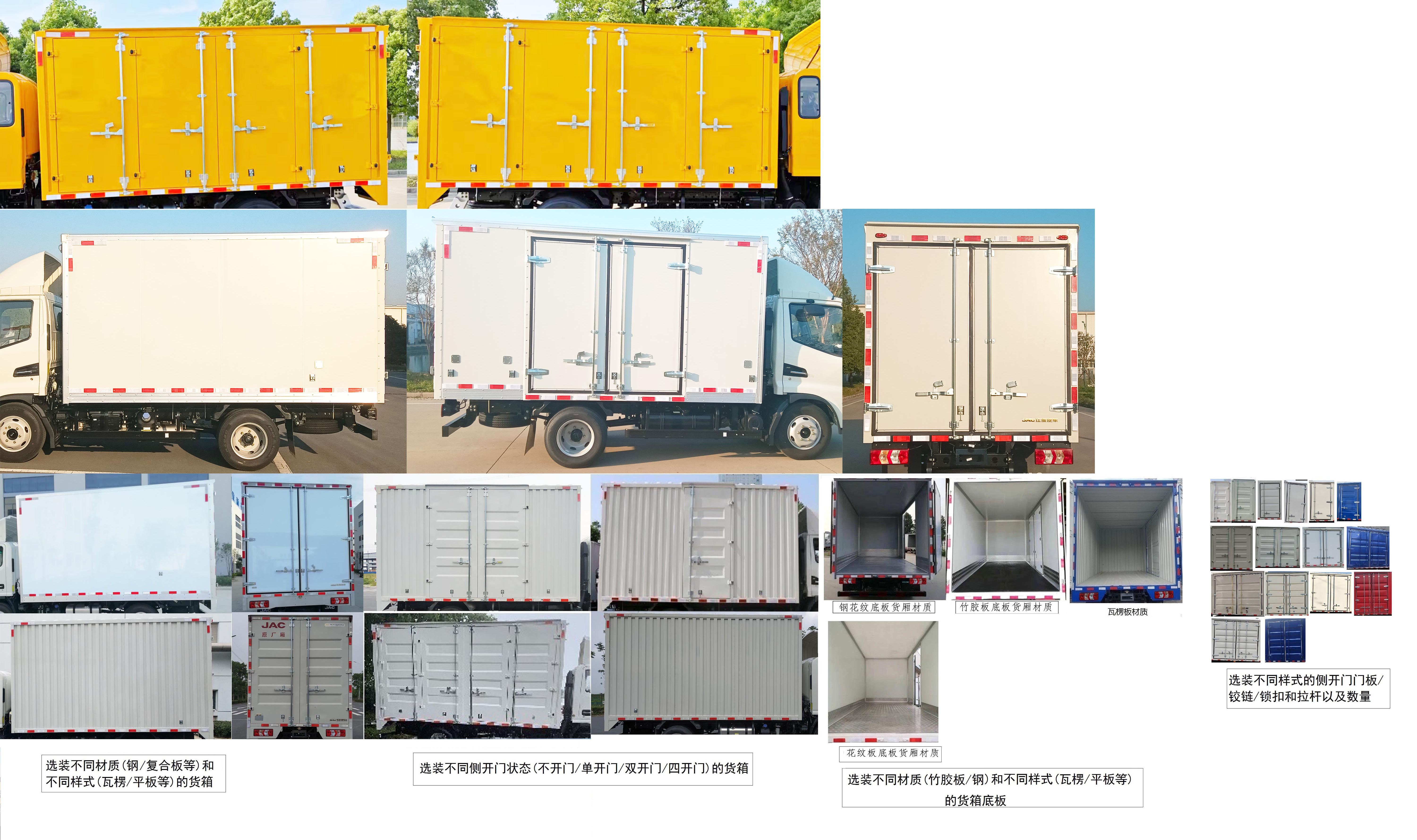 江淮牌HFC5041XXYP33K3B4S廂式運(yùn)輸車公告圖片