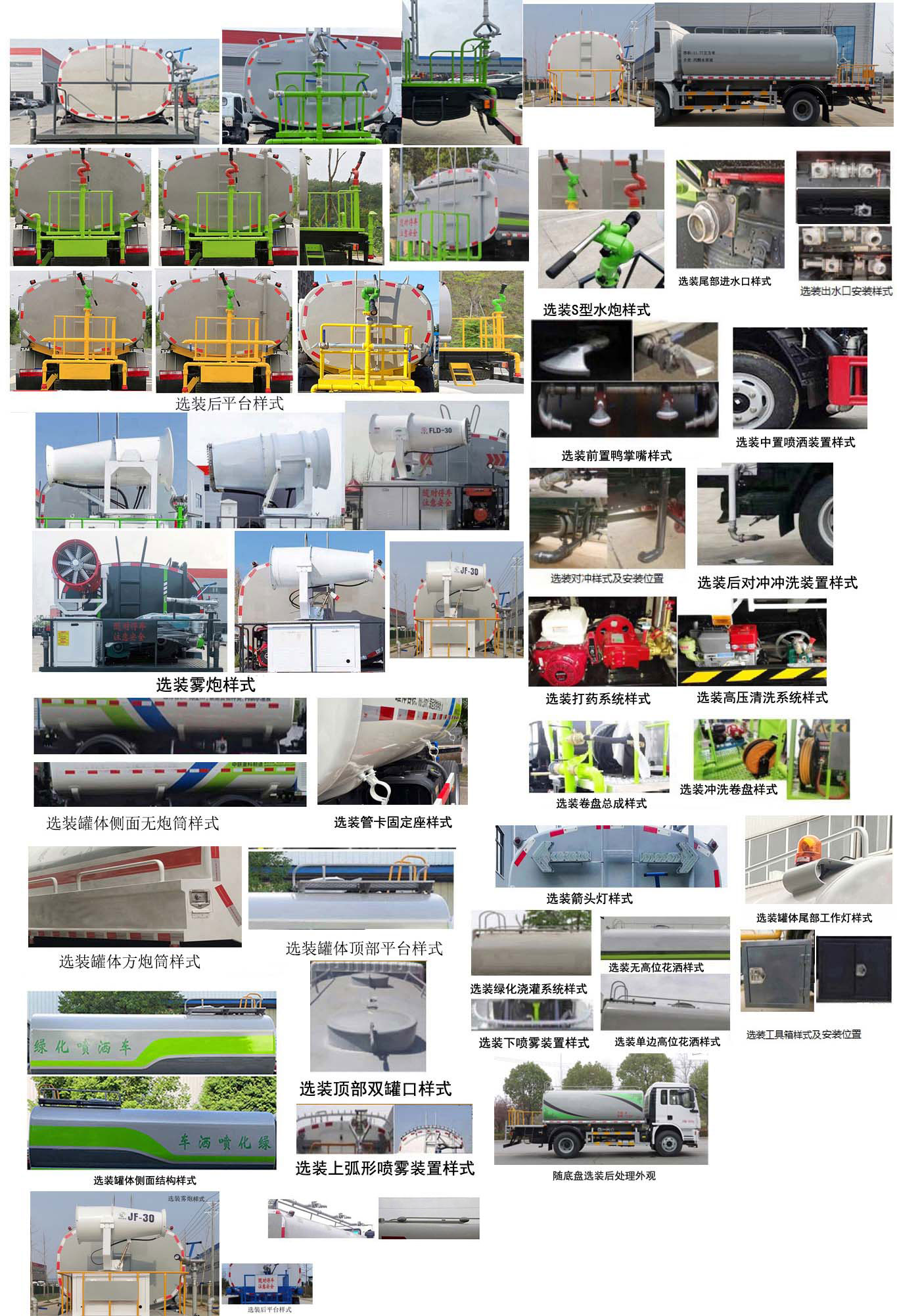 布隆牌LLL5180GPSB6綠化噴灑車公告圖片