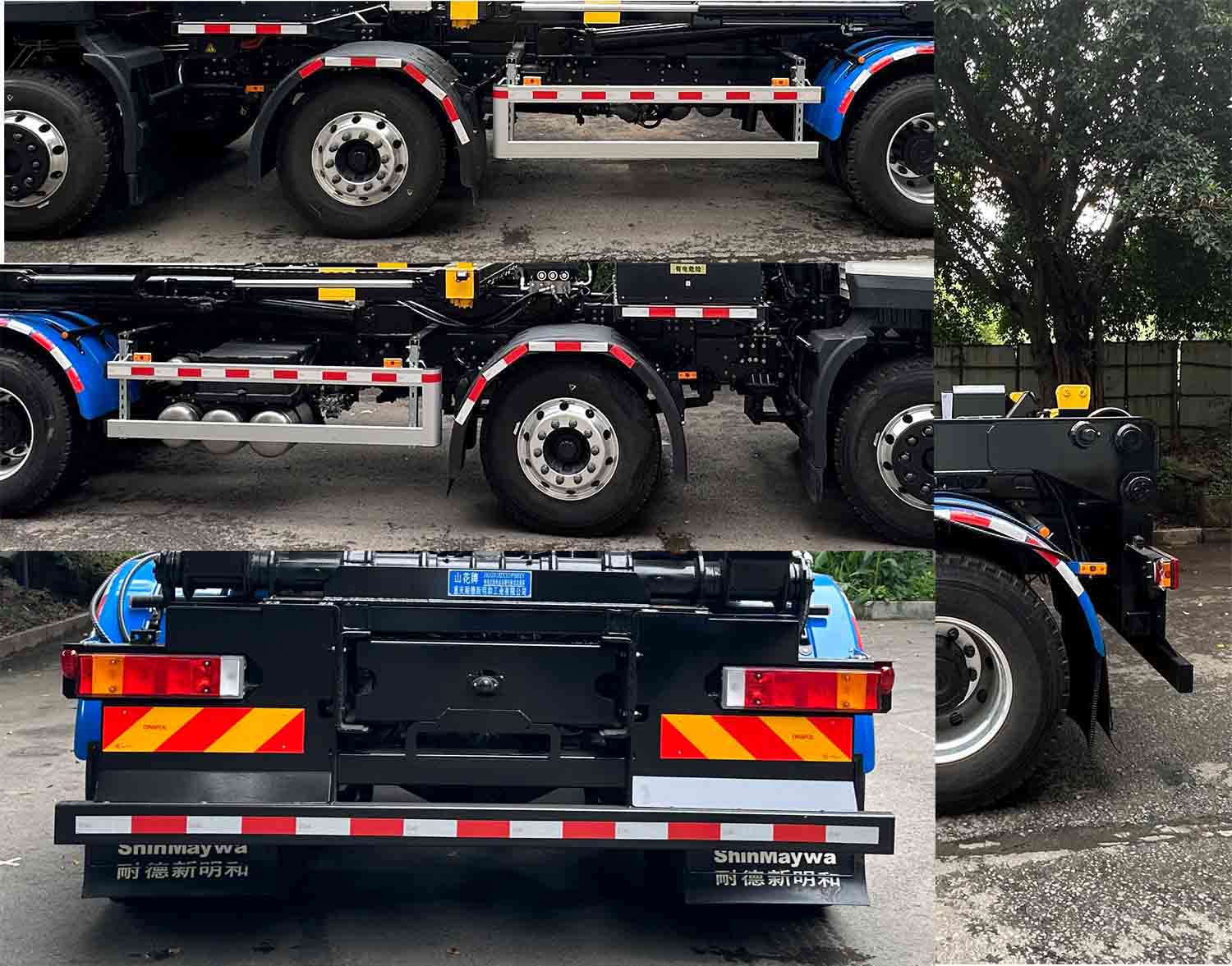 山花牌JHA5313ZXXDFBBEV換電式純電動車廂可卸式垃圾車公告圖片