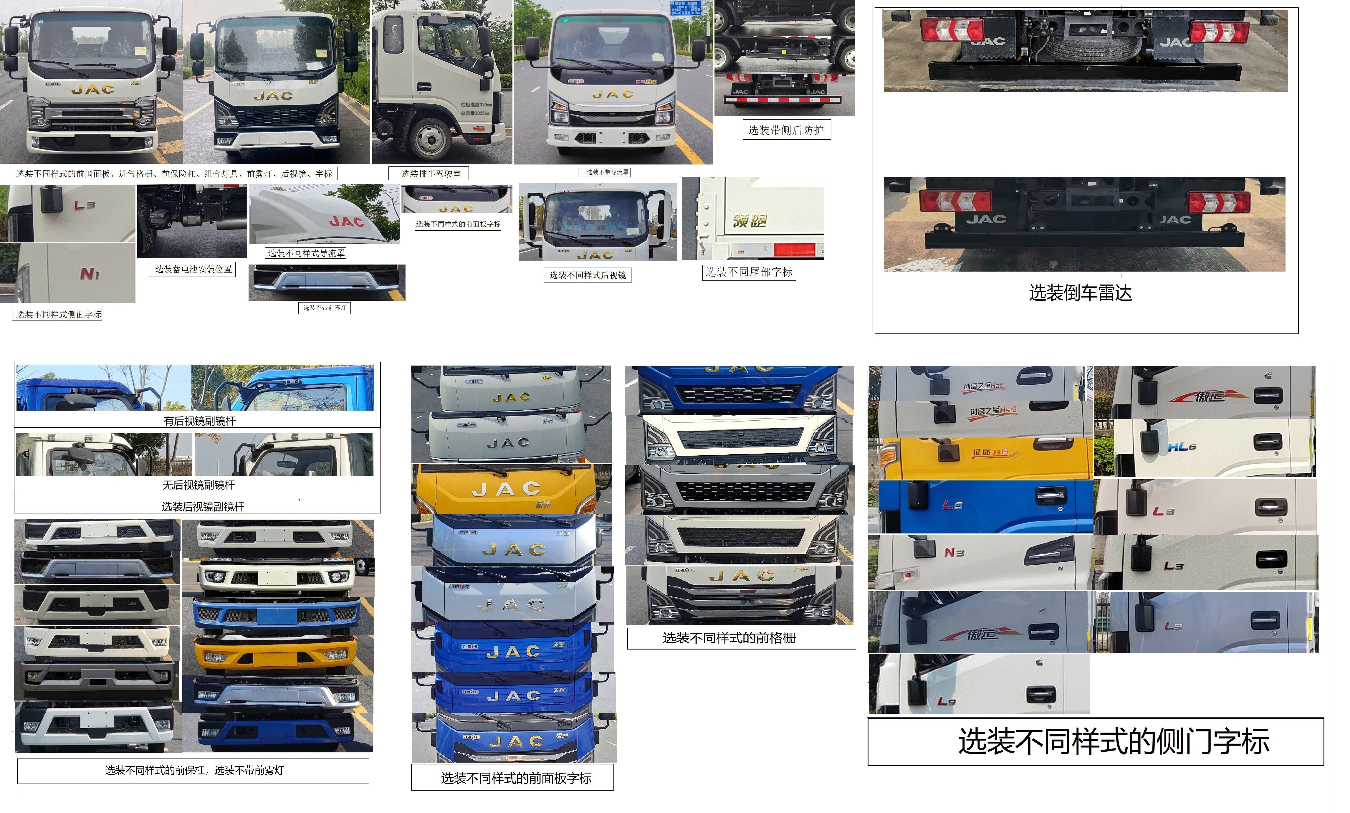 江淮牌HFC5031CCYP23E2C1QS倉柵式運輸車公告圖片