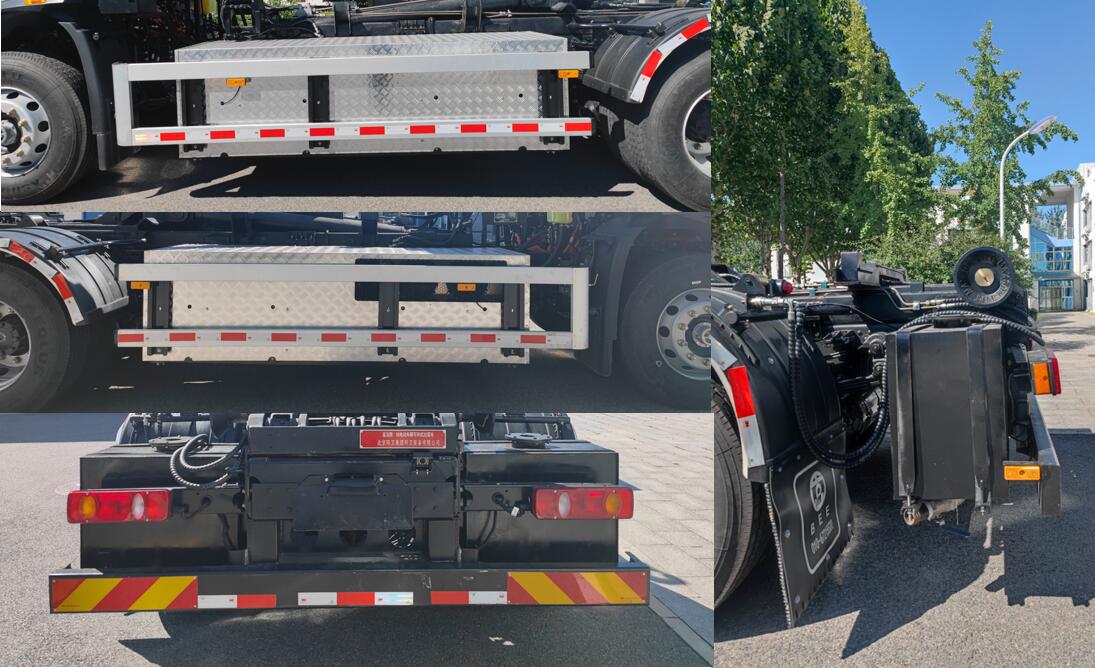 亞潔牌BQJ5180ZXXDFBEV純電動車廂可卸式垃圾車公告圖片