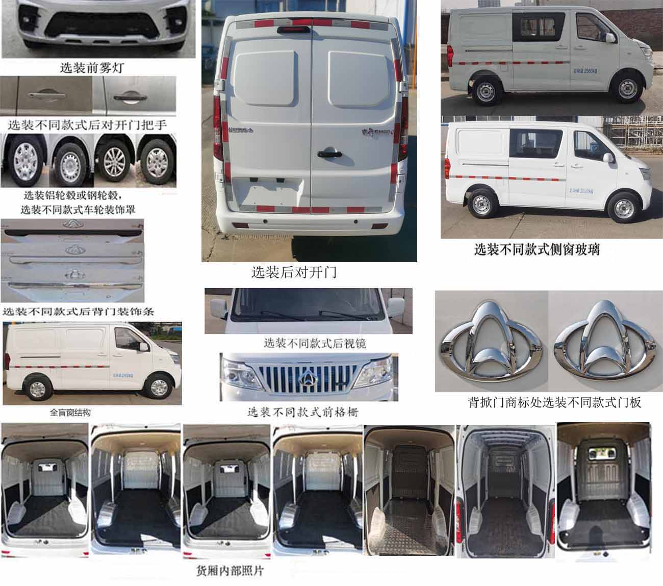長(zhǎng)安牌SC5031XXYABABEV純電動(dòng)廂式運(yùn)輸車公告圖片