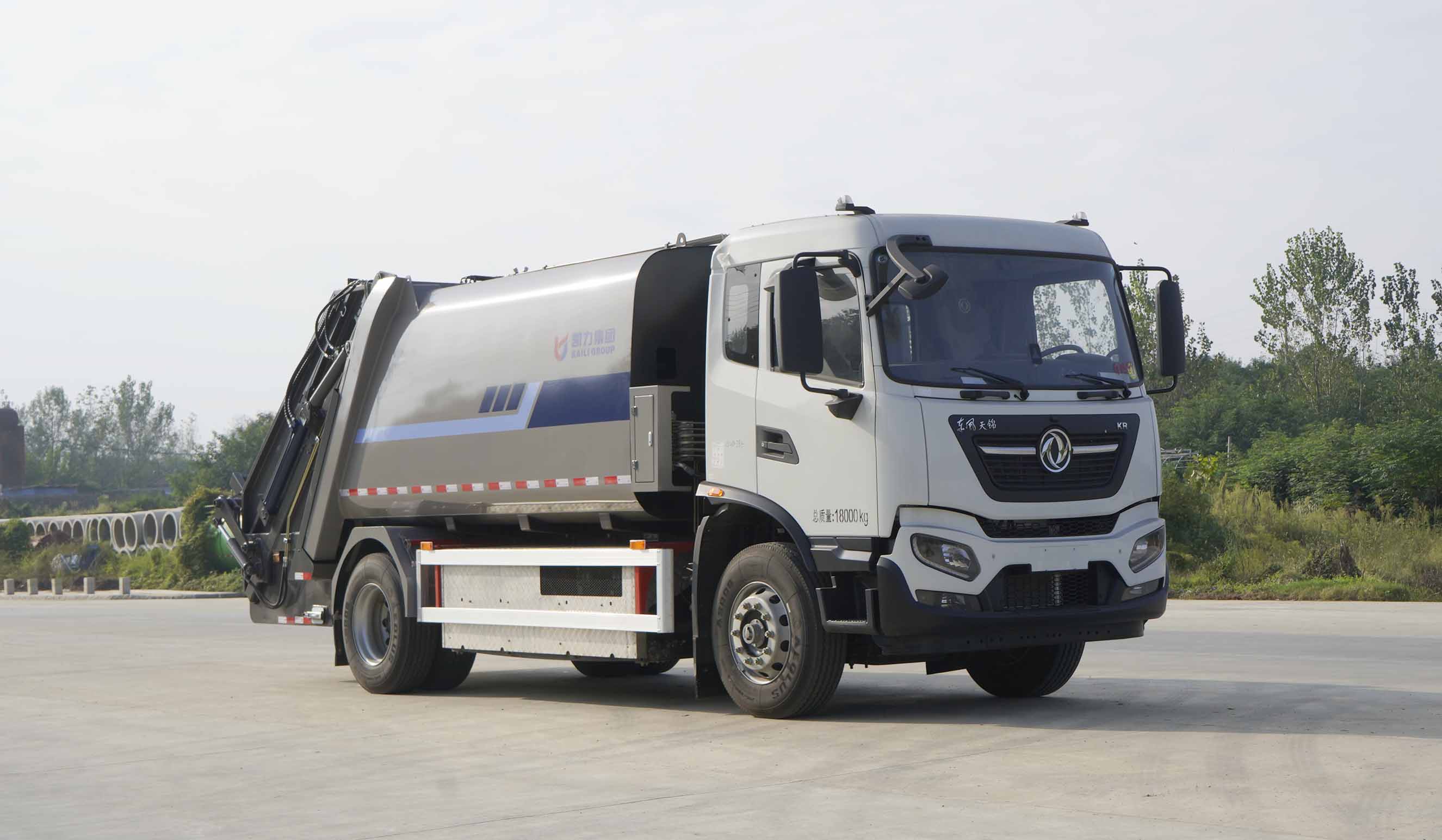 凱力風牌KLF5181ZYSBEV純電動壓縮式垃圾車公告圖片