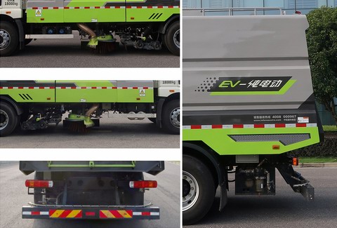中聯(lián)牌ZBH5180TXSCABEVA純電動(dòng)洗掃車公告圖片