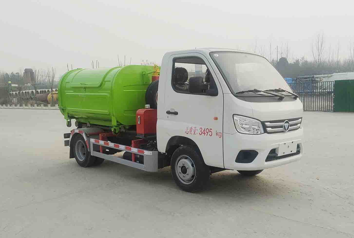 凱力風(fēng)牌KLF5031ZXXB6車廂可卸式垃圾車公告圖片