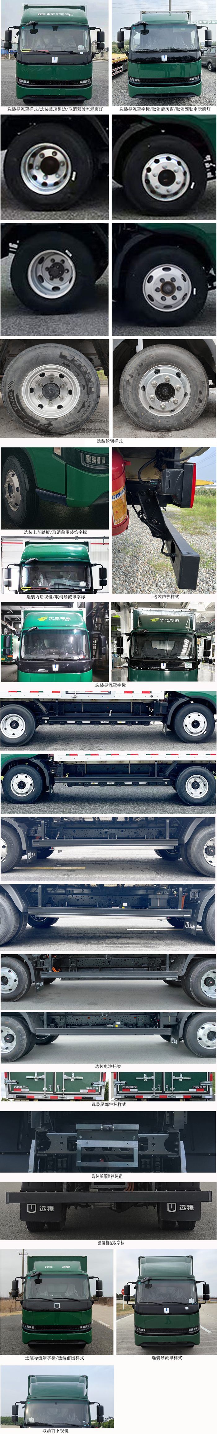 遠(yuǎn)程牌JGL5041XYZBEVGP3純電動郵政車公告圖片