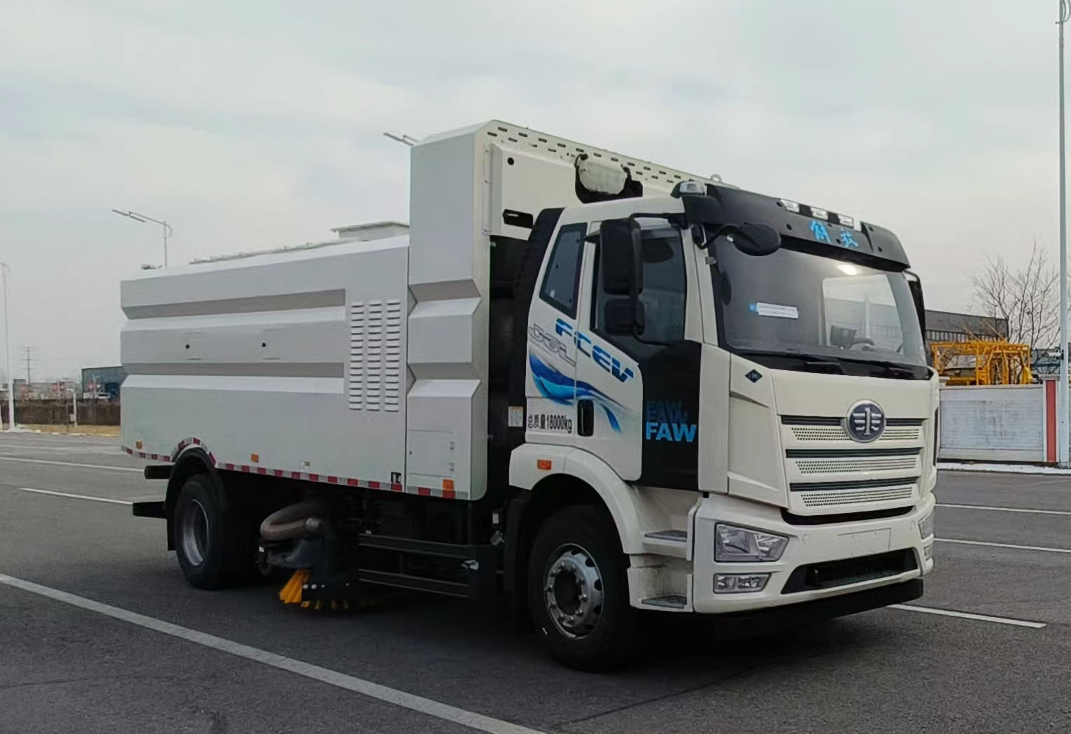 驍呈牌DPD5180TXCJFFCEV燃料電池吸塵車公告圖片