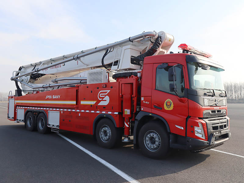 三一牌SYM5430JXFJP59舉高噴射消防車