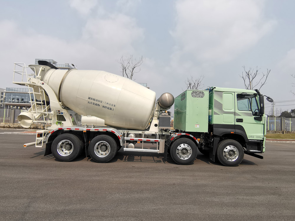 豪沃牌ZZ5313GJBV3061Z1BEV純電動混凝土攪拌運輸車公告圖片