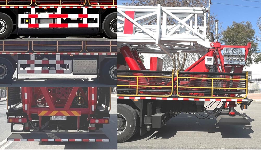 延安牌YAZ5440TXJ修井機公告圖片