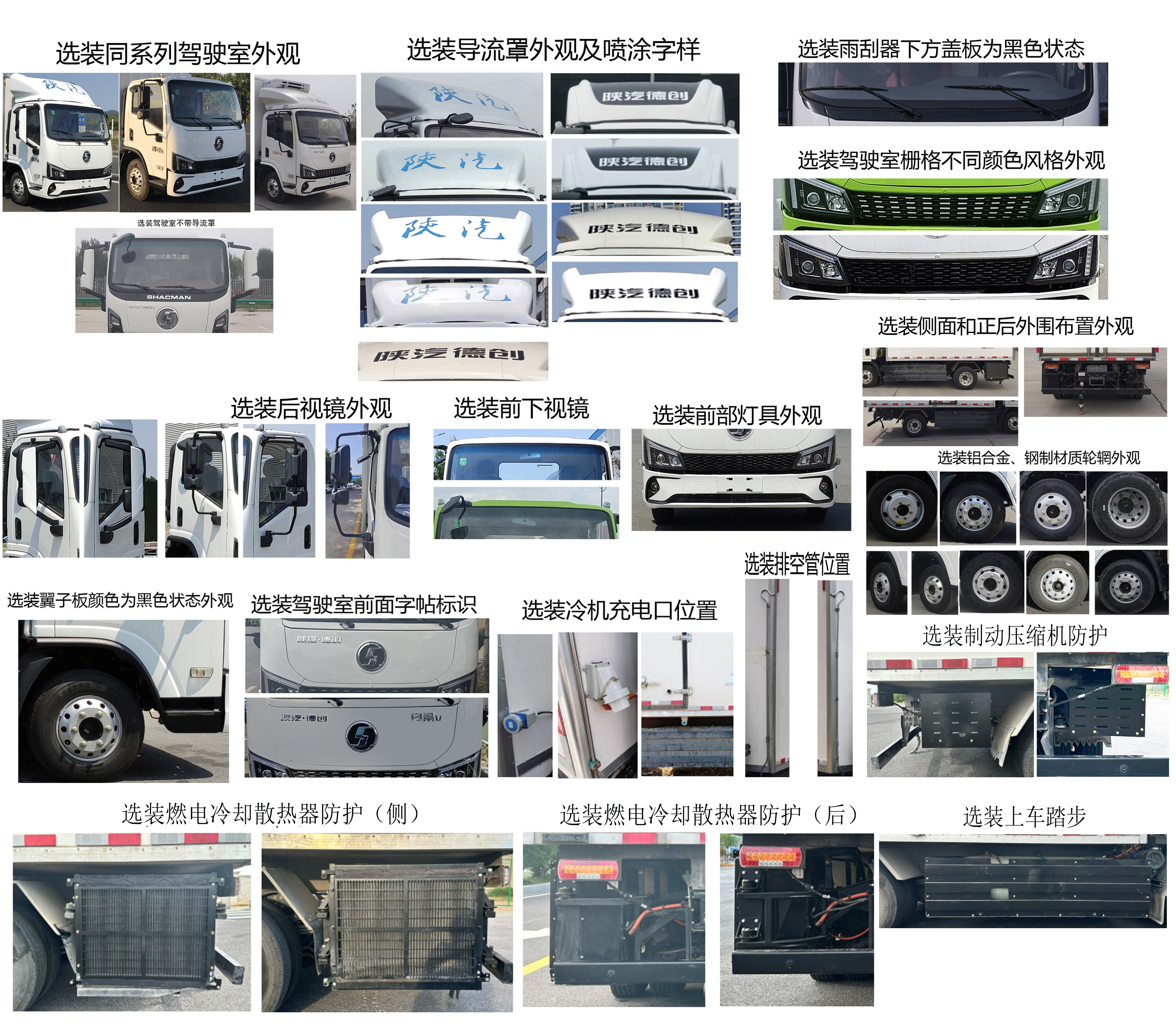 陜汽牌SX5049XLCFCEV341M2燃料電池冷藏車(chē)公告圖片