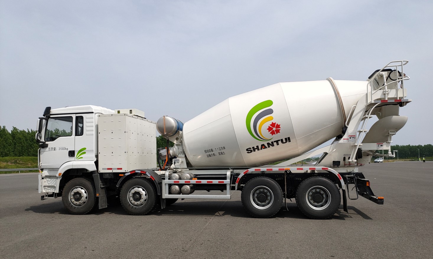 建友牌SDX5316GJBBEV6純電動混凝土攪拌運輸車公告圖片