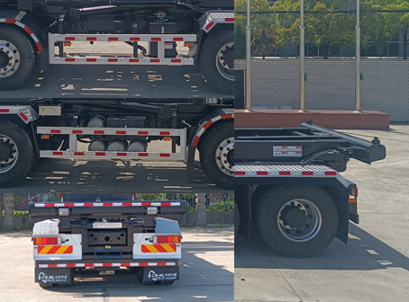 三迪牌SAD5310ZXXDFBEV換電式純電動(dòng)車廂可卸式垃圾車公告圖片