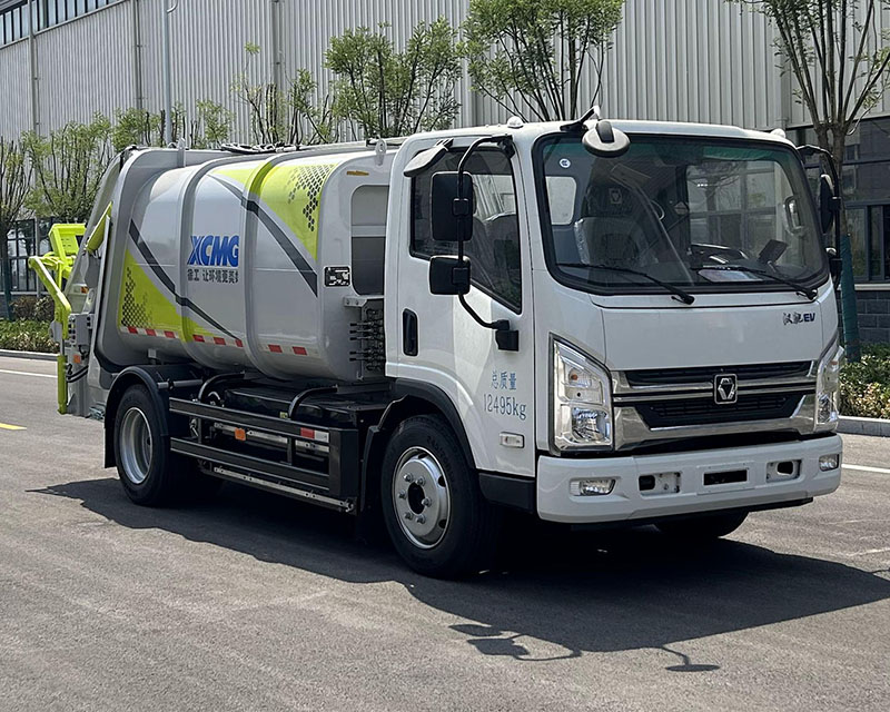 徐工牌XGH5122ZYSXBEV純電動(dòng)壓縮式垃圾車(chē)公告圖片