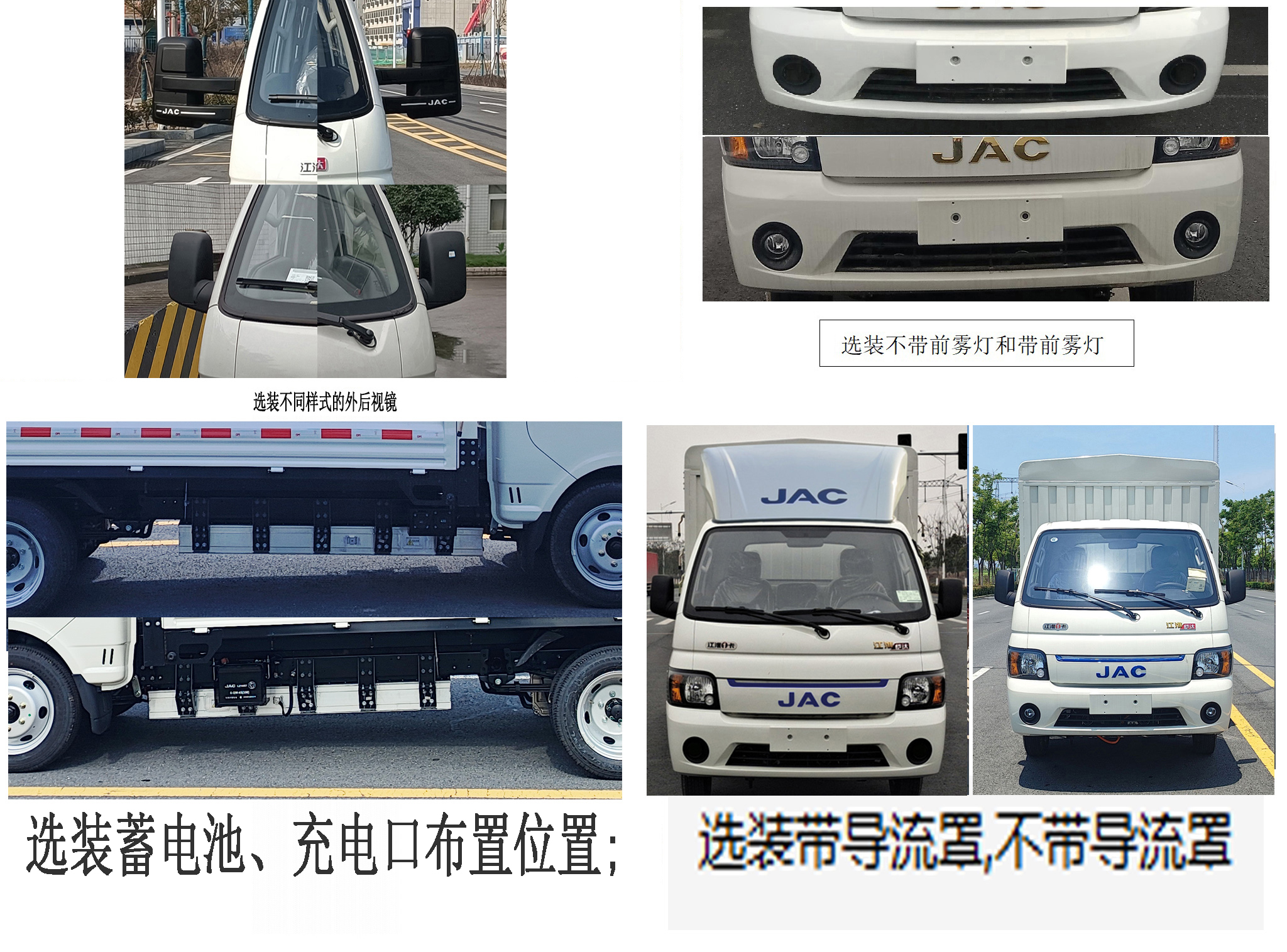 江淮牌HFC5030CCYEV8純電動(dòng)倉(cāng)柵式運(yùn)輸車(chē)公告圖片