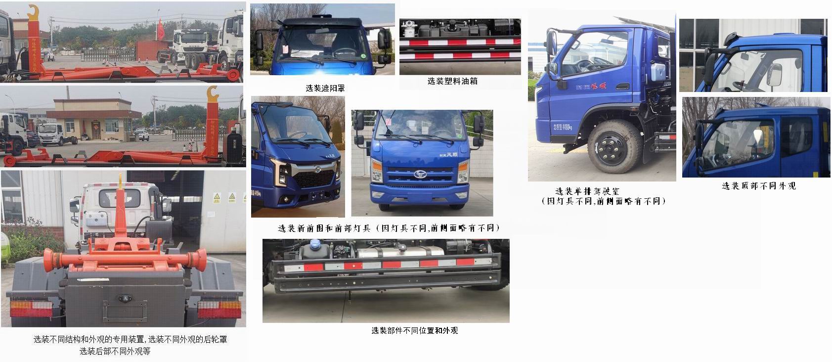 時(shí)風(fēng)牌SSF5046ZXXDJ43SX車廂可卸式垃圾車公告圖片