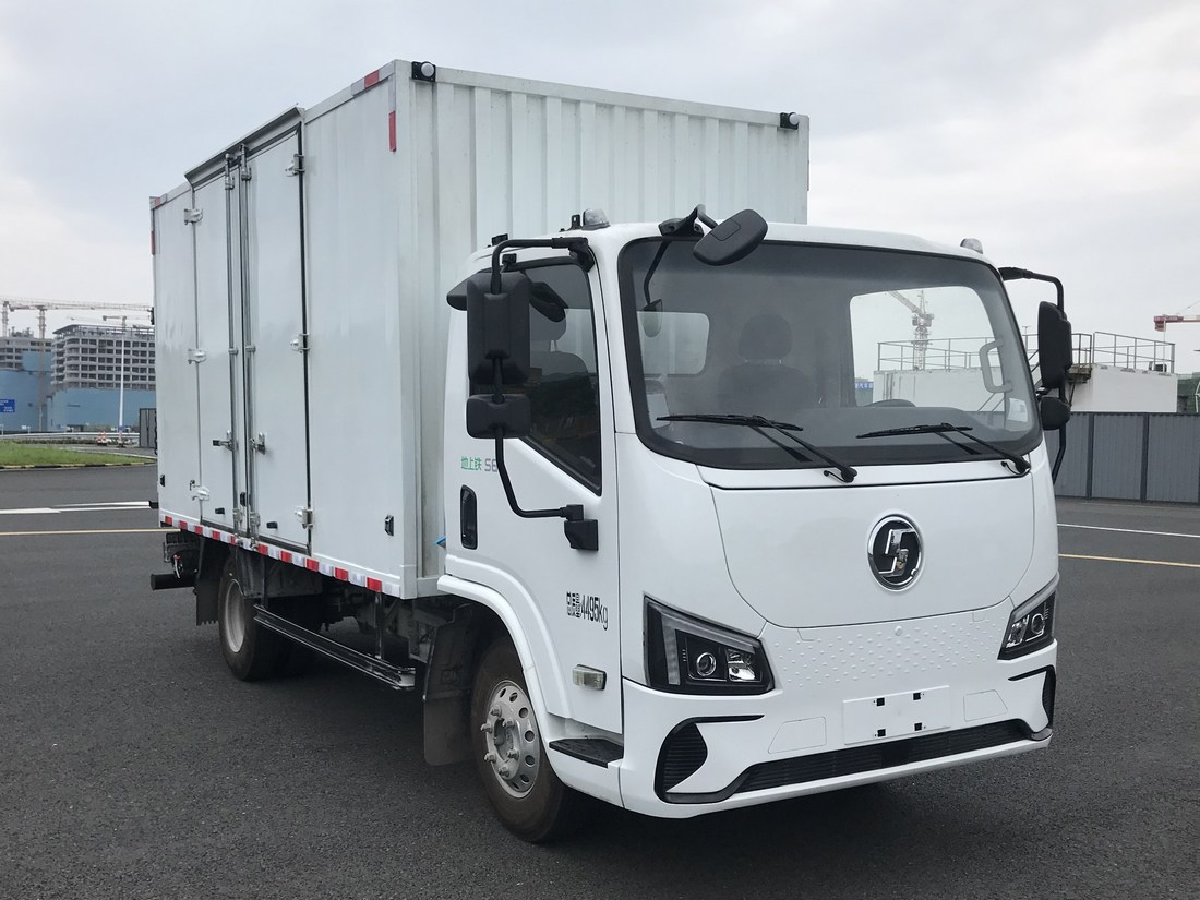 陜汽牌SX5048XXYBEV341N純電動(dòng)廂式運(yùn)輸車公告圖片