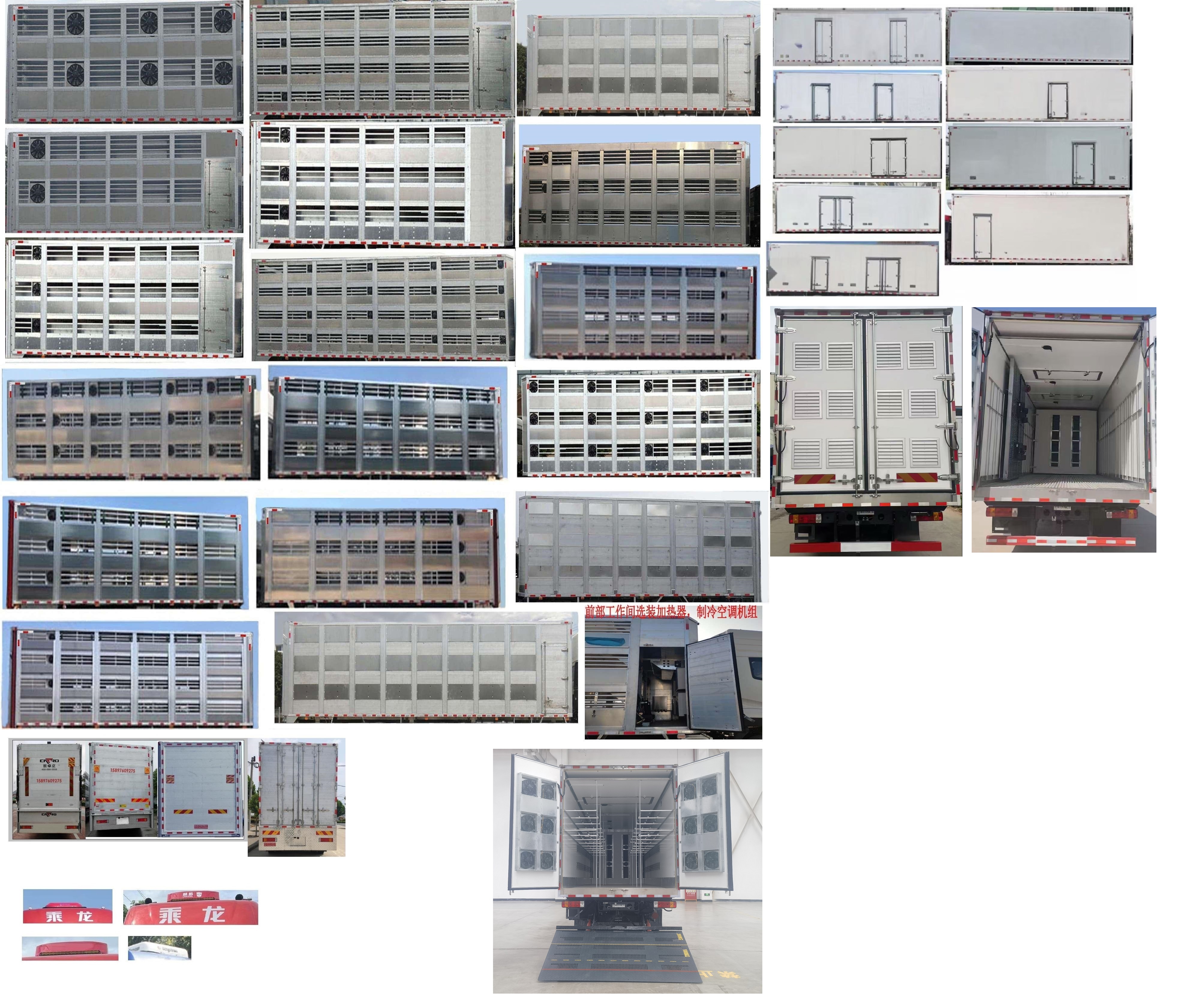 乘龍牌LZ5180XCQH5AC1雛禽運輸車公告圖片