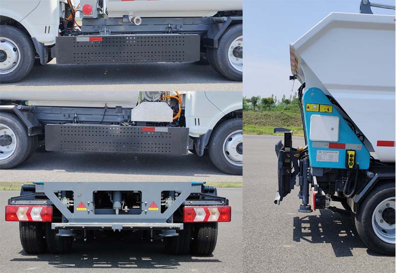 金驫牌YJW5041ZZZBEV純電動(dòng)自裝卸式垃圾車公告圖片