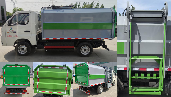 天運(yùn)威牌TYW5031ZZZBBEV純電動自裝卸式垃圾車公告圖片