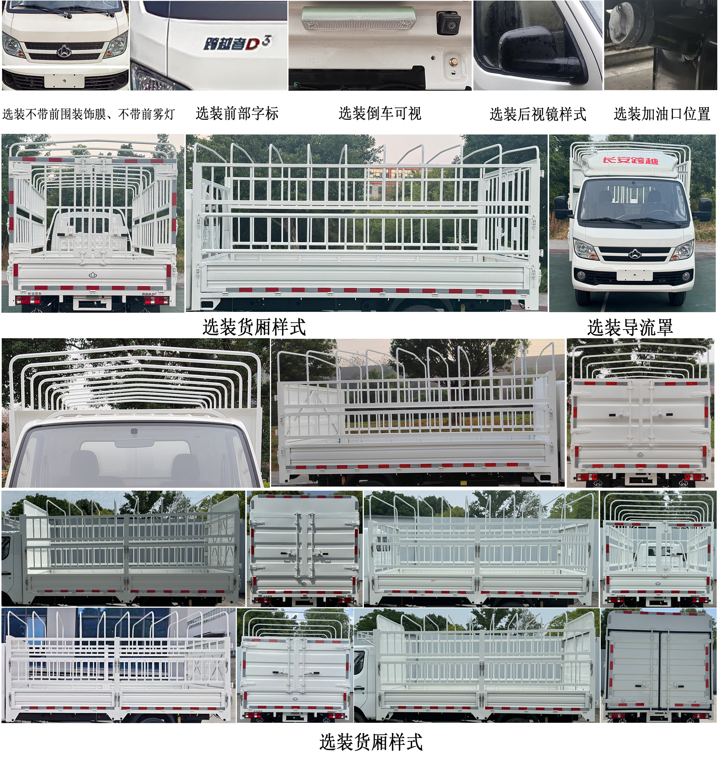 長安牌CKS5032CCYD3FD6B1倉柵式運輸車公告圖片