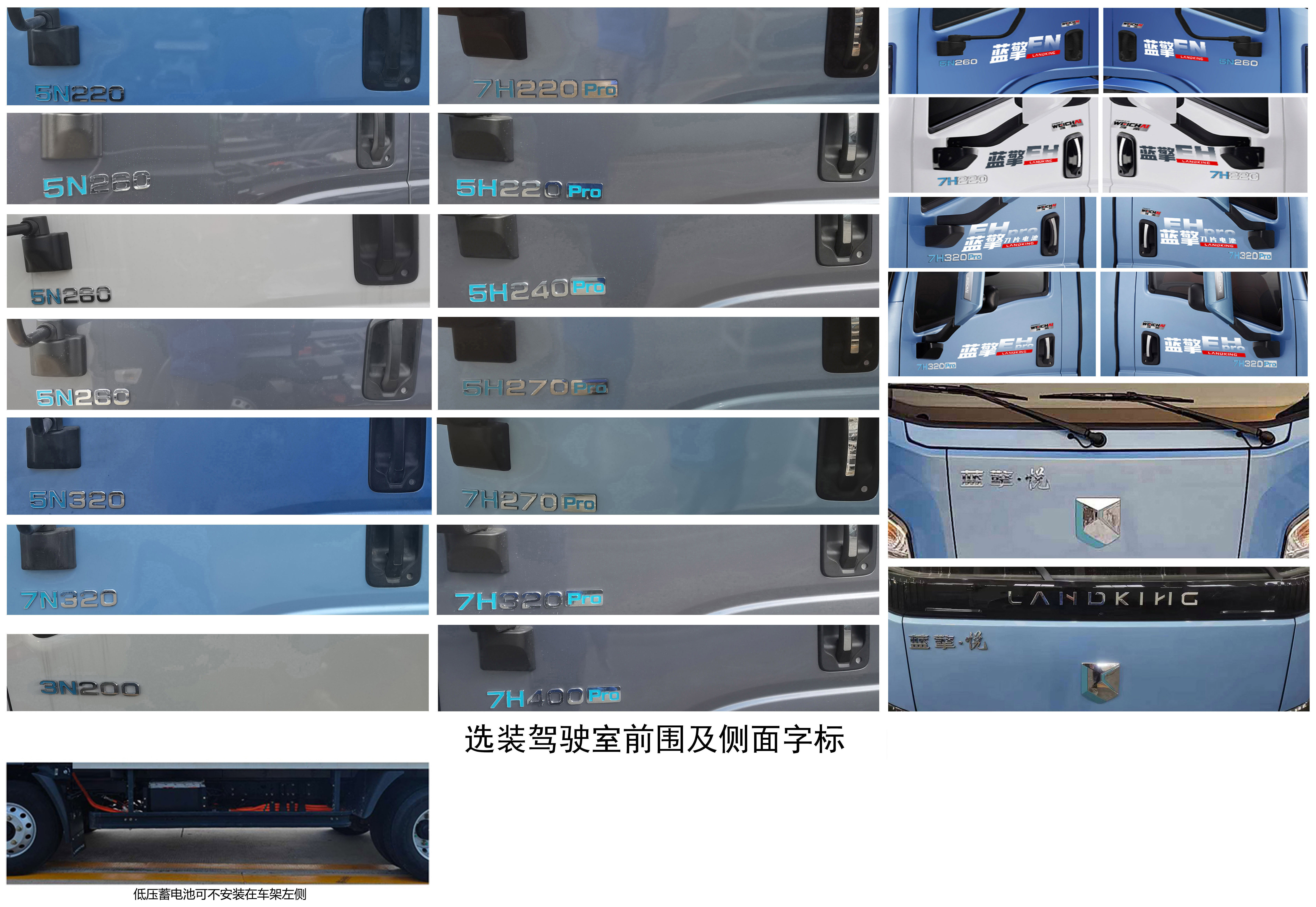 藍擎牌YTQ5082XXYKFEV341-LQ純電動廂式運輸車公告圖片