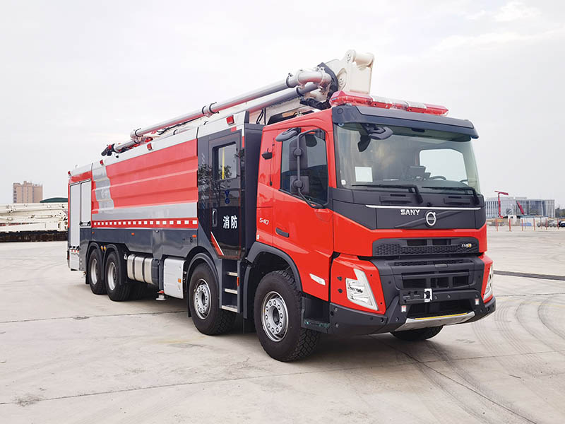 三一牌SYM5435JXFJP21舉高噴射消防車