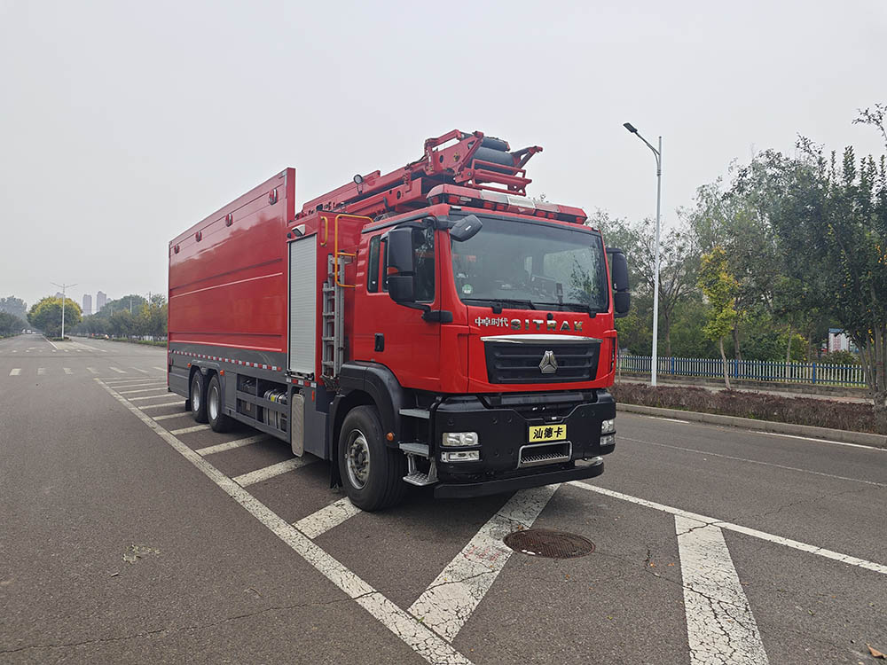 中卓時(shí)代牌ZXF5340TXFDF30/ST6水帶敷設(shè)消防車(chē)