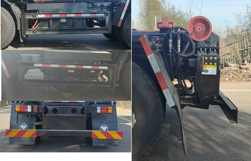 福田牌BJ5164ZXXEV2純電動(dòng)車廂可卸式垃圾車公告圖片