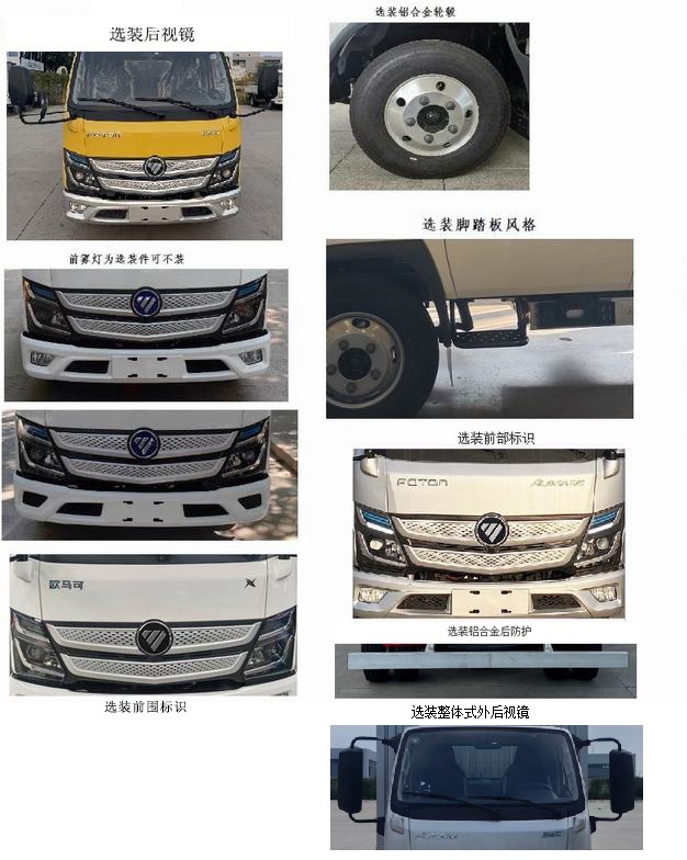 福田牌BJ5044XXY-FM6廂式運(yùn)輸車公告圖片