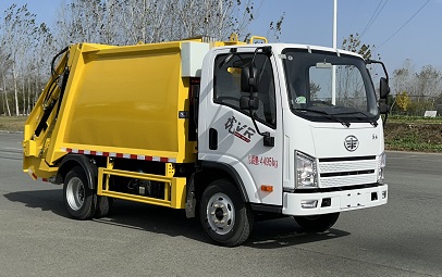 壓縮式垃圾車圖片