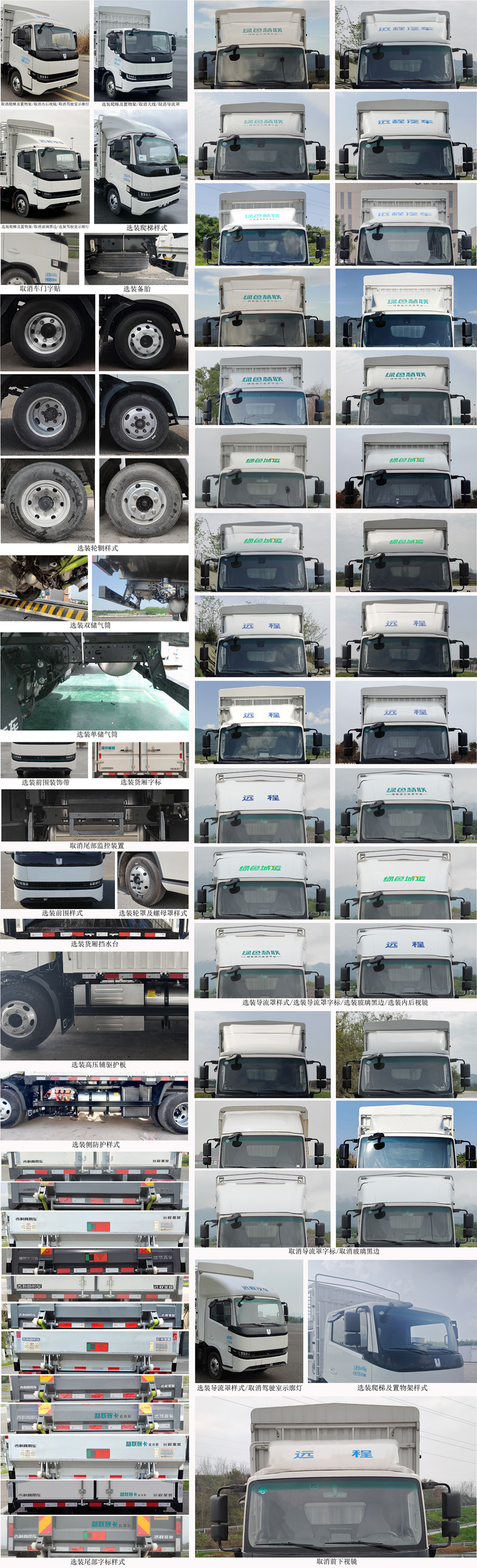 遠(yuǎn)程牌JGL5042CCYSHEVGM6R2甲醇插電式增程混合動(dòng)力倉(cāng)柵式運(yùn)輸車公告圖片