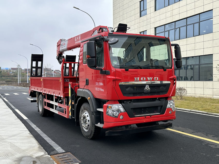 神百重工牌ABC5180JSQZZ6隨車起重運輸車