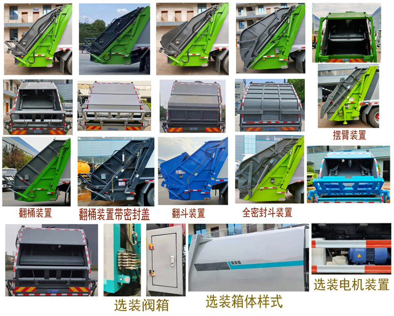 祥農(nóng)達(dá)牌SGW5182ZYSBJ6壓縮式垃圾車(chē)公告圖片