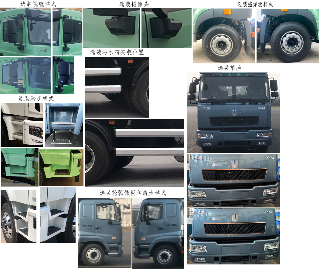 遠(yuǎn)程牌HN5180ZYSH32D5SHEVY甲醇插電式增程混合動力壓縮式垃圾車公告圖片