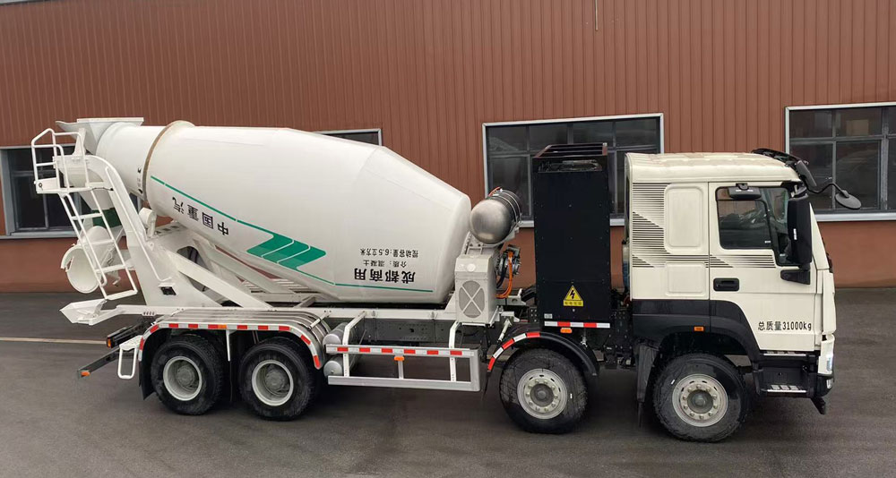 豪沃牌ZZ5319GJBV3561Z11SEV換電式純電動混凝土攪拌運輸車公告圖片