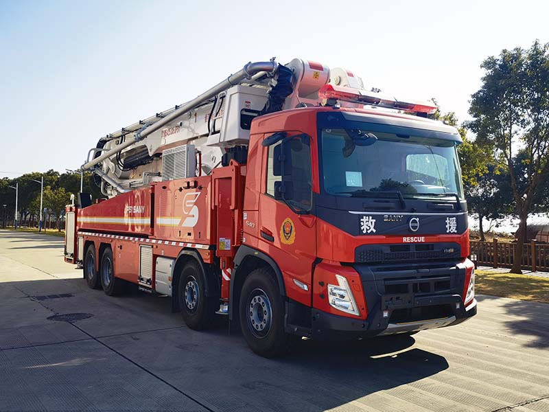 三一牌SYM5425JXFJP51舉高噴射消防車