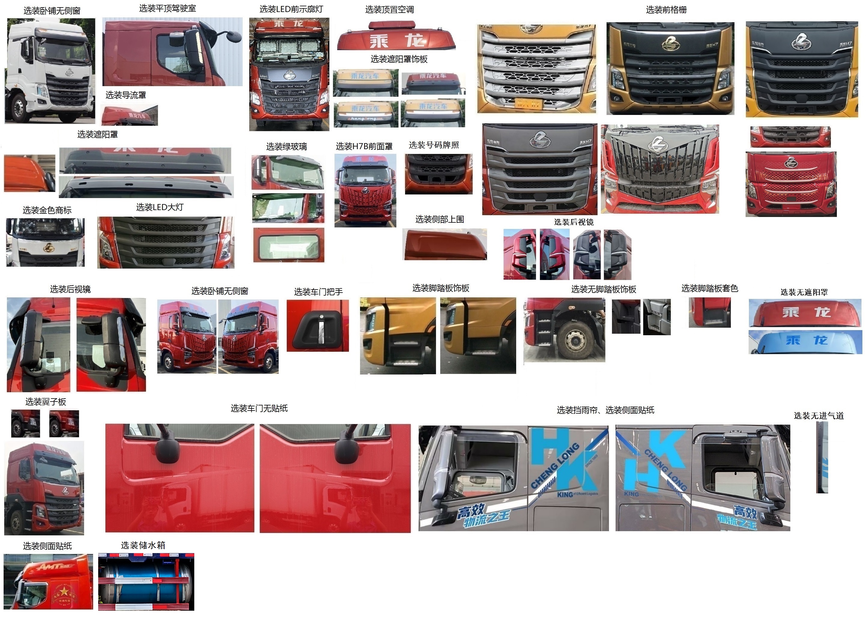 乘龍牌LZ5312CCQH7FC1畜禽運(yùn)輸車(chē)公告圖片